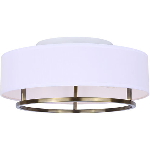 Bonnie 2 Light 15 inch Gold Flush Mount Ceiling Light