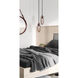 Dilan 1 Light 7 inch Black and Brushed Brown Pendant Lighting Ceiling Light