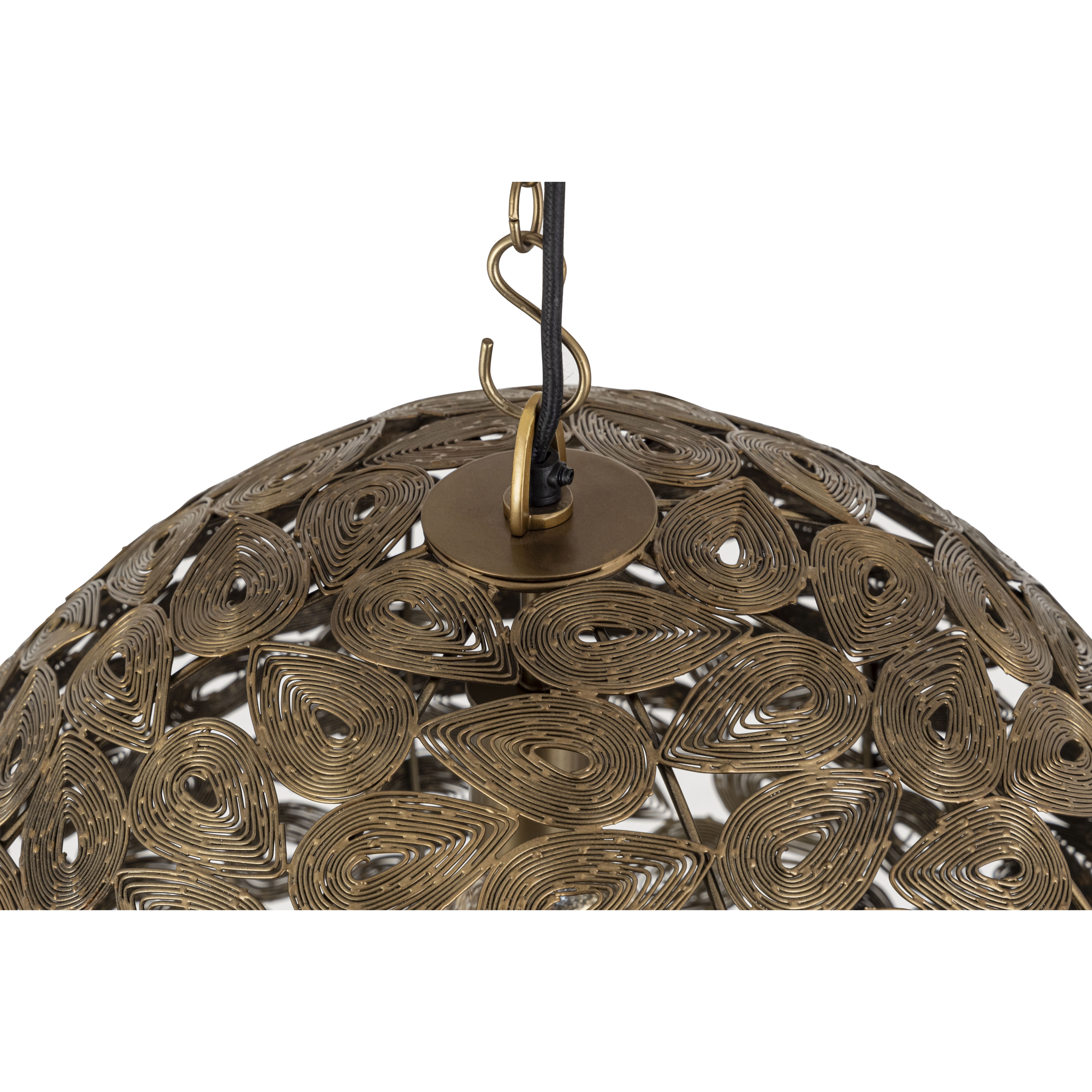 Kora 1 Light 21 inch Antique Brass Pendant Ceiling Light