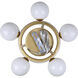 Monroe 5 Light 30.25 inch Gold Chandelier Ceiling Light
