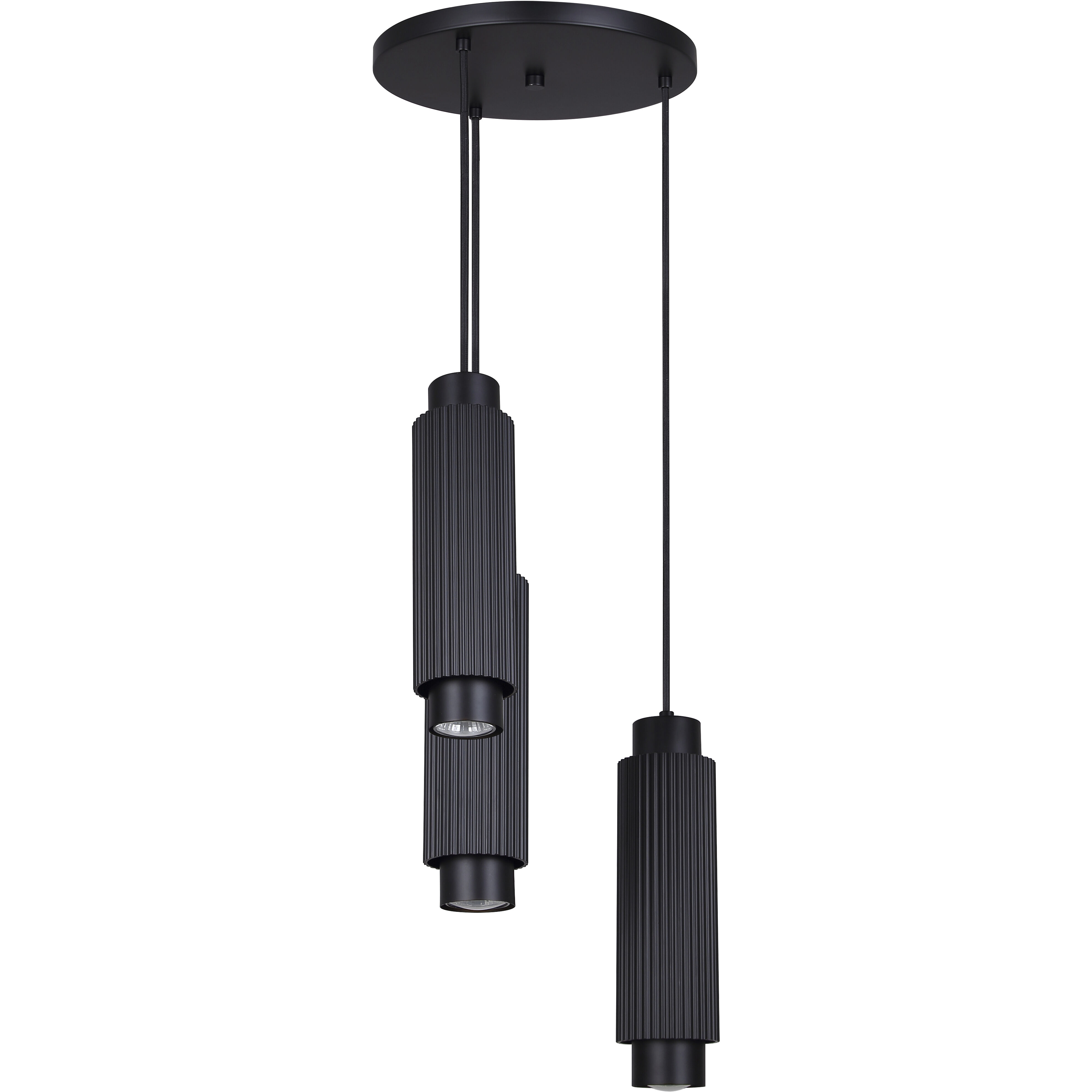 Cohen 3 Light 13 inch Black Pendant Ceiling Light