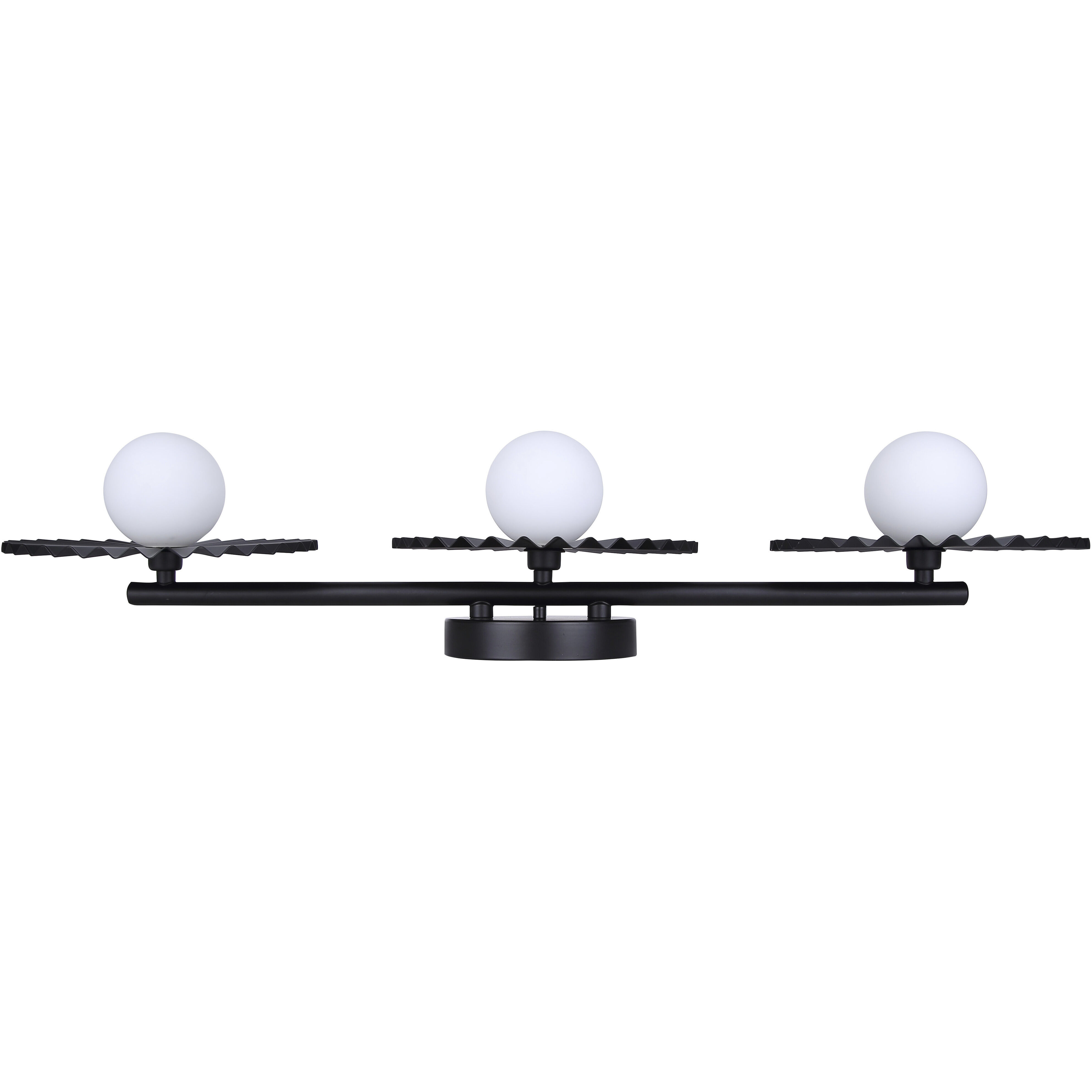 Payton 3 Light 28.5 inch Black Vanity Light Wall Light