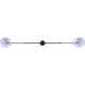Aspen 2 Light 15.5 inch Black Pendant Ceiling Light