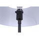 Sull 57 inch 150.00 watt Black and Wood Floor Lamp Portable Light