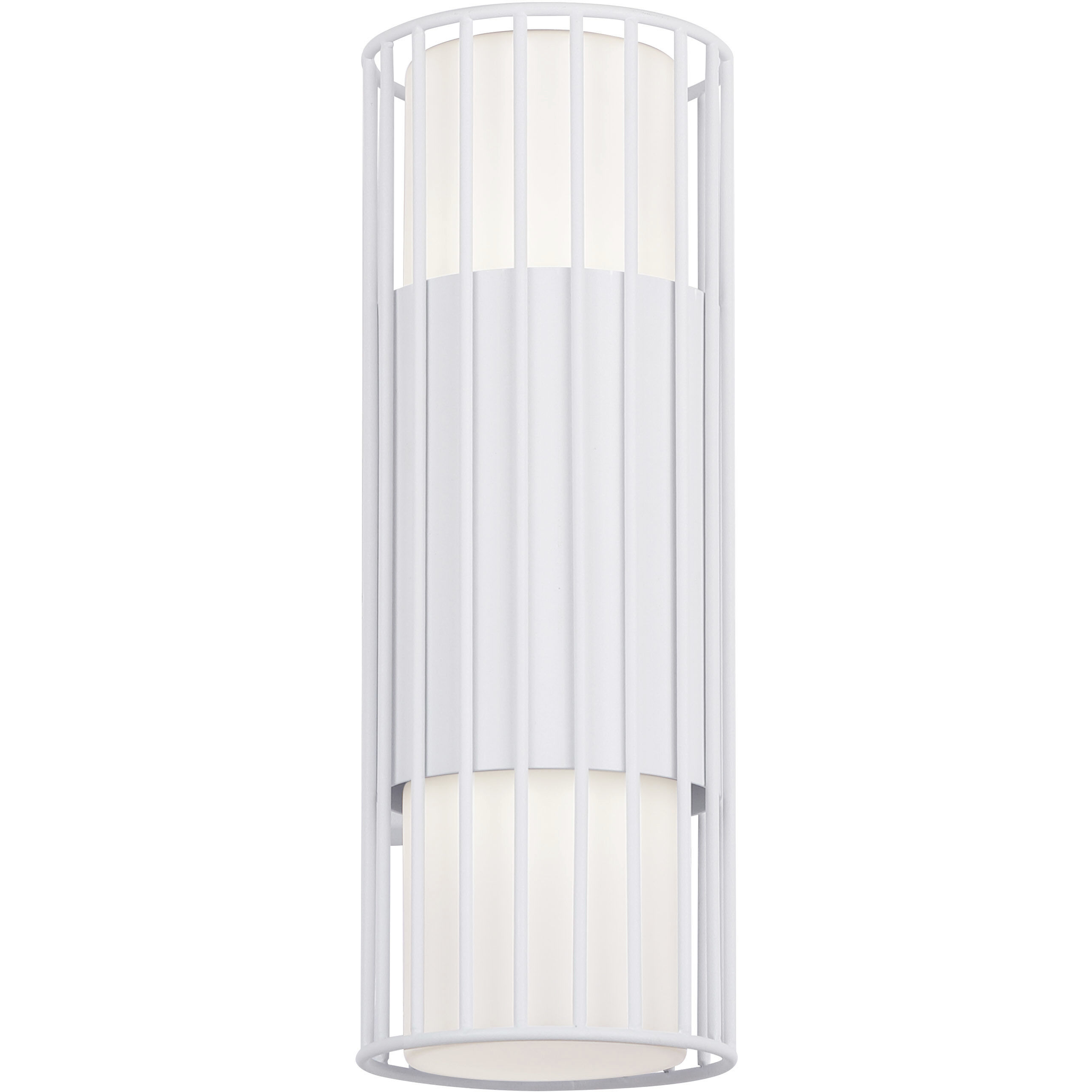 Javon LED 7 inch White Outdoor Lantern