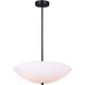 Vivy 3 Light 18 inch Black Chandelier Ceiling Light