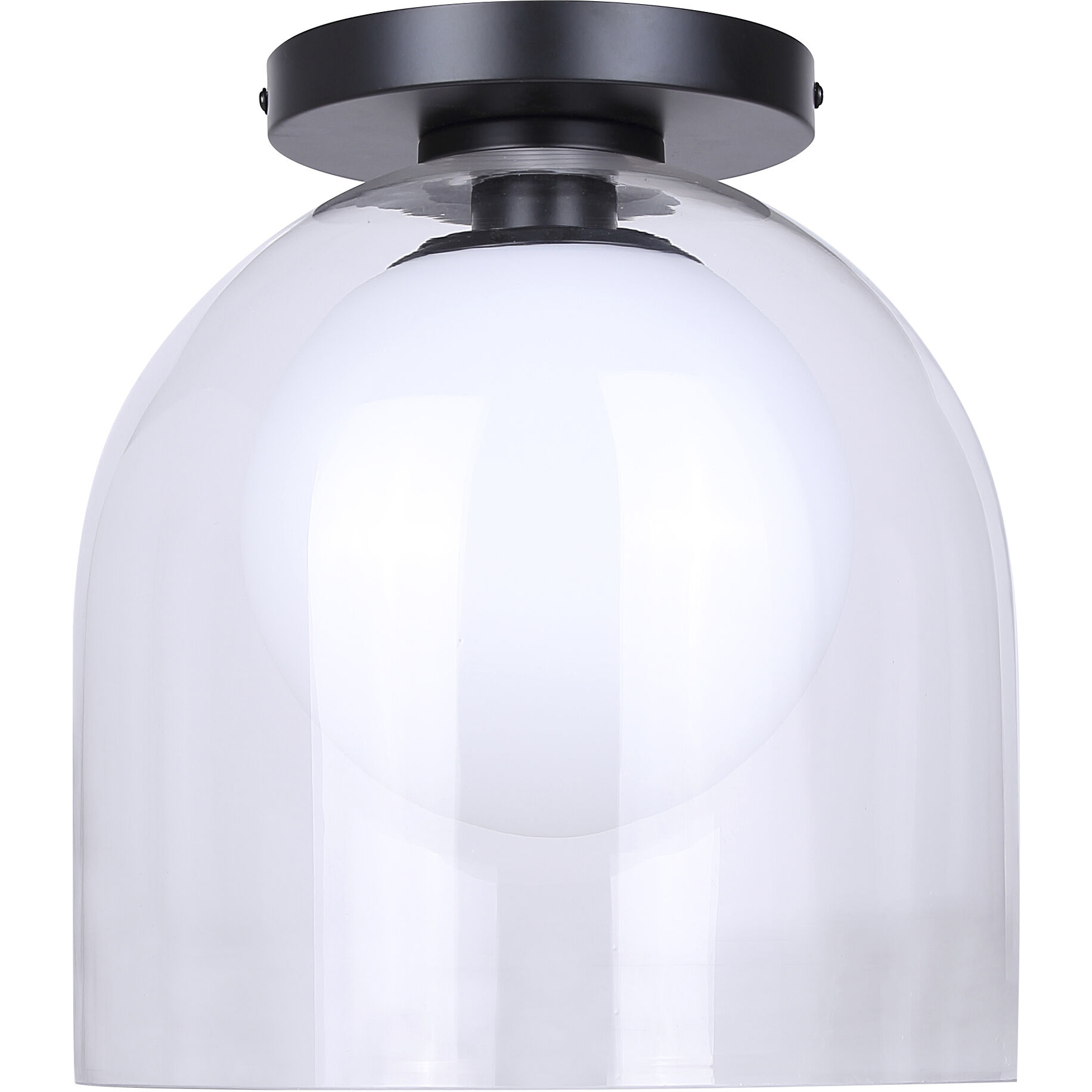 Pelia 1 Light 11.88 inch Black Flush Mount Ceiling Light