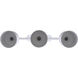 Caleb 3 Light 7 inch Matte White & Wood Pendant Ceiling Light