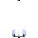 Benson 5 Light 23 inch Black Chandelier Ceiling Light