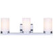 Madison 3 Light 23 inch Chrome Vanity Light Wall Light