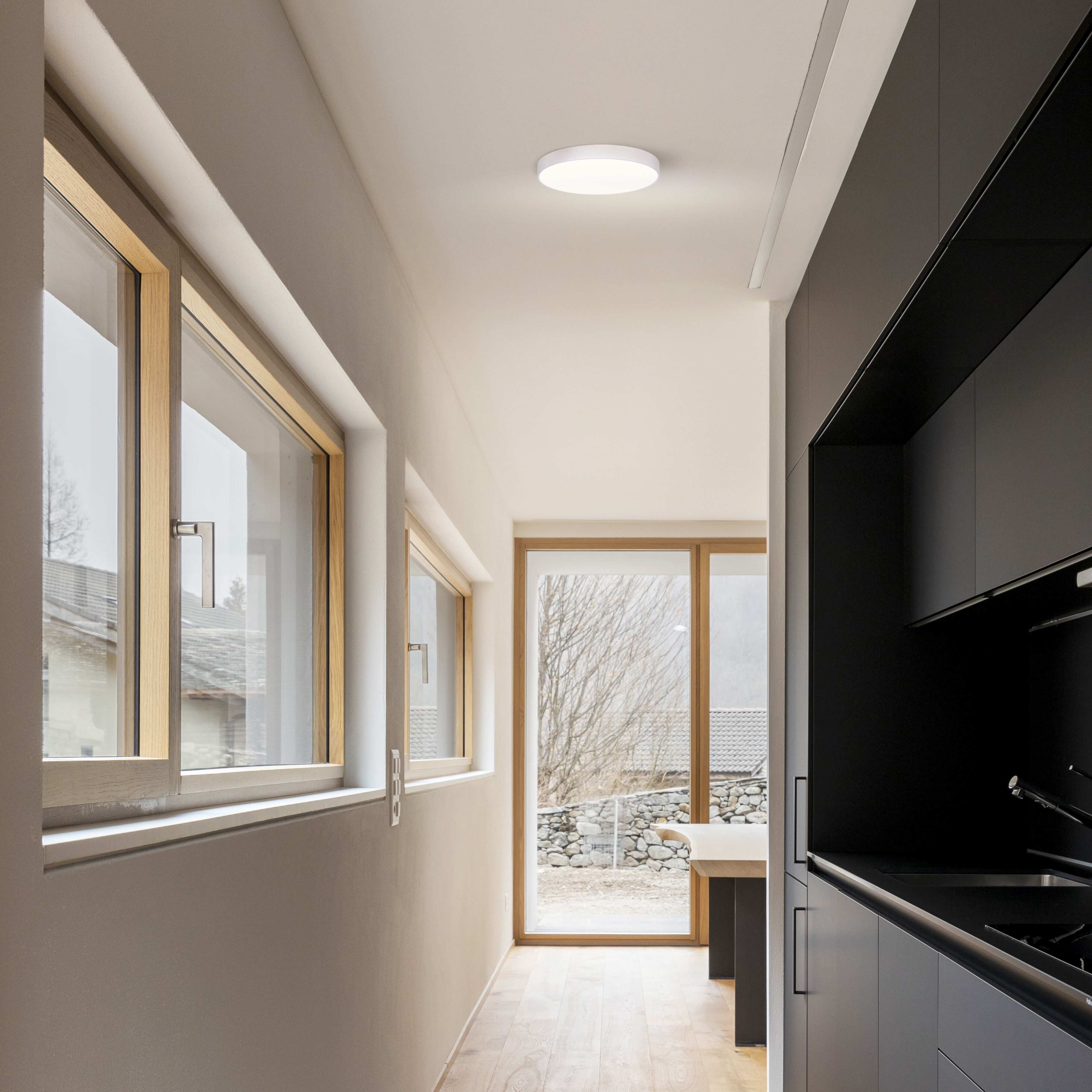 Madison LED 8 inch White Disc Light