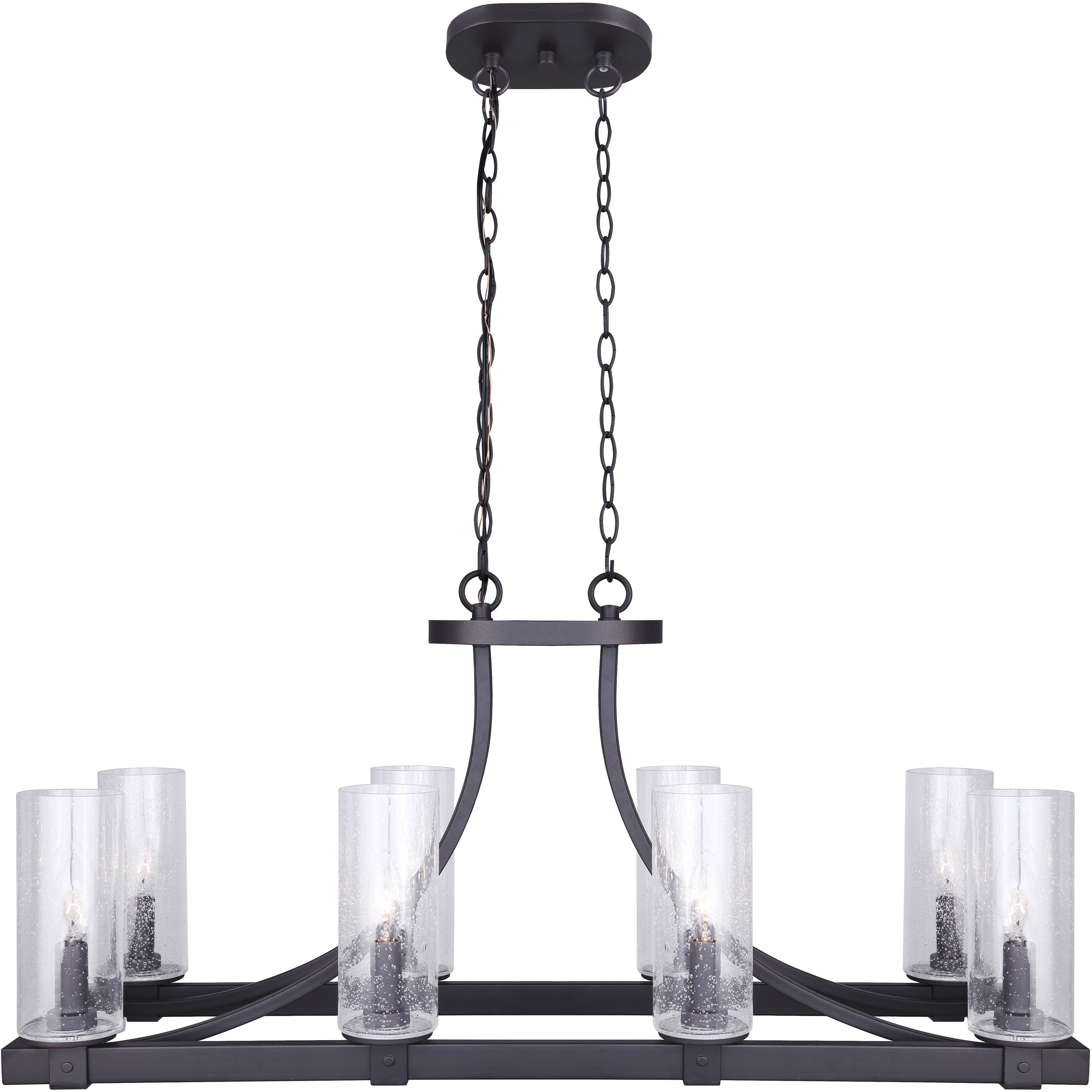 Madison 8 Light 34 inch Oil Rubbed Bronze Chandelier Ceiling Light