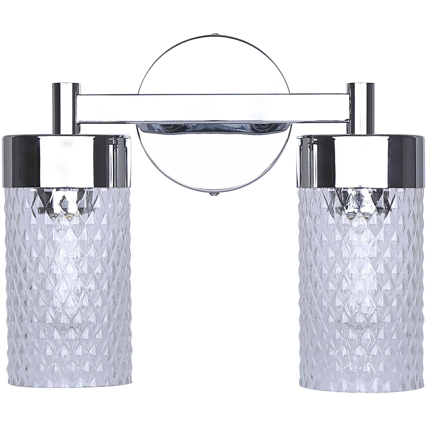 Eden 2 Light 12.88 inch Chrome Vanity Light Wall Light
