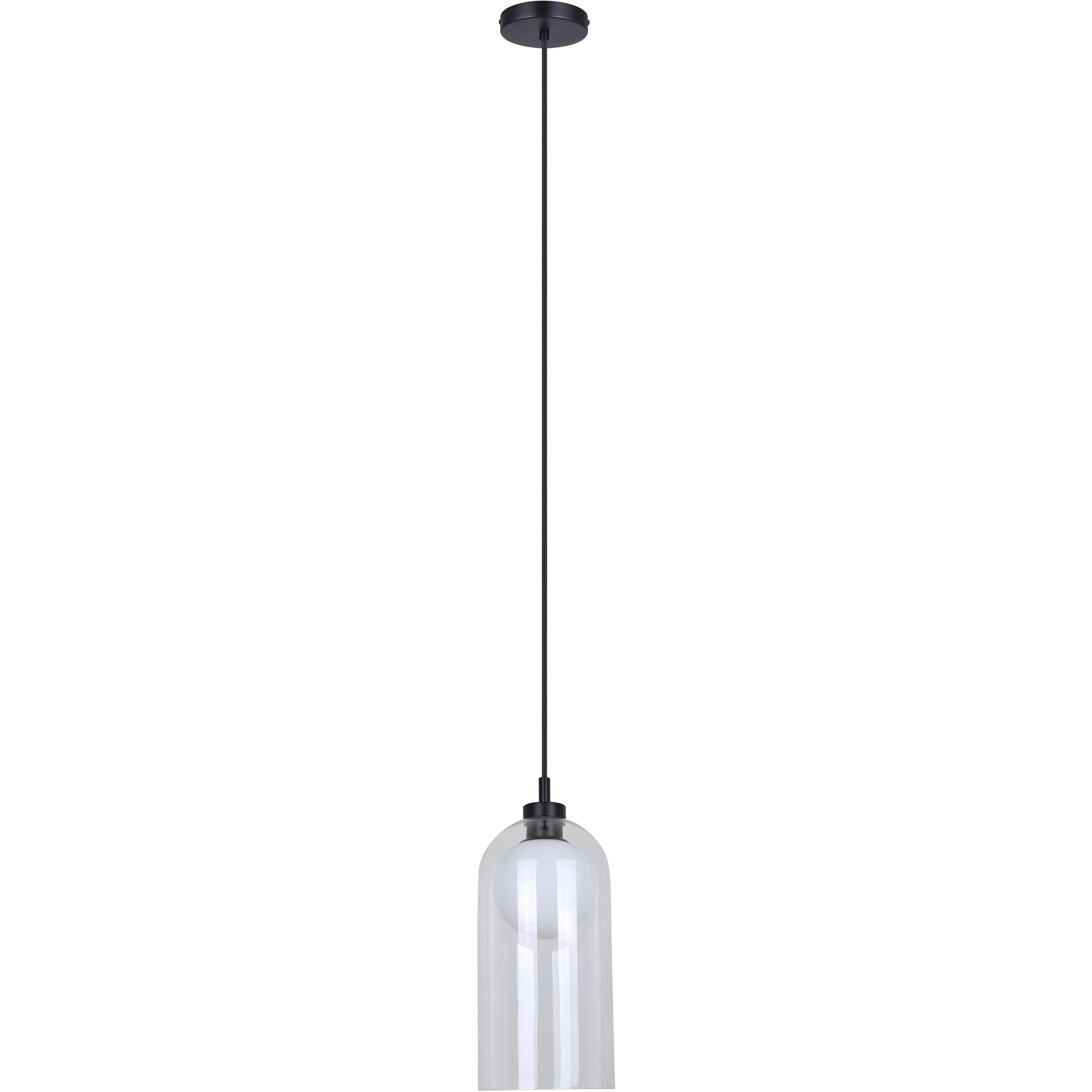 Pelia 1 Light 7 inch Black Pendant Ceiling Light