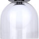 Pelia 1 Light 11.88 inch Black Flush Mount Ceiling Light