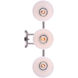 Madison 3 Light 20 inch Brushed Pewter Vanity Light Wall Light