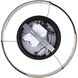 Azria LED 23.75 inch Matte Black Chandelier Ceiling Light