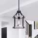 Joelle 1 Light 9 inch Matte Black/Brushed Grey Pendant Ceiling Light