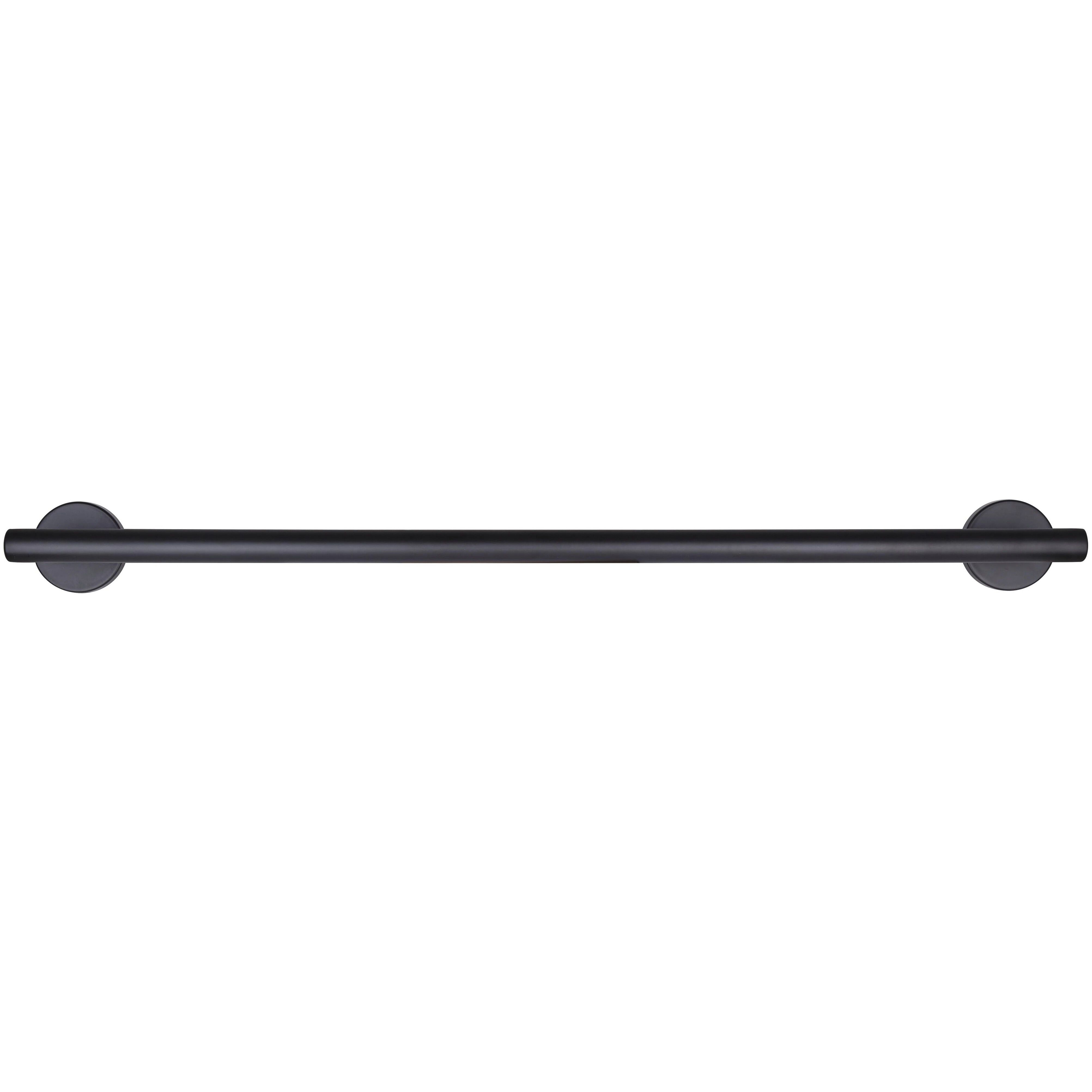 Cain 24 inch Black Towel Bar