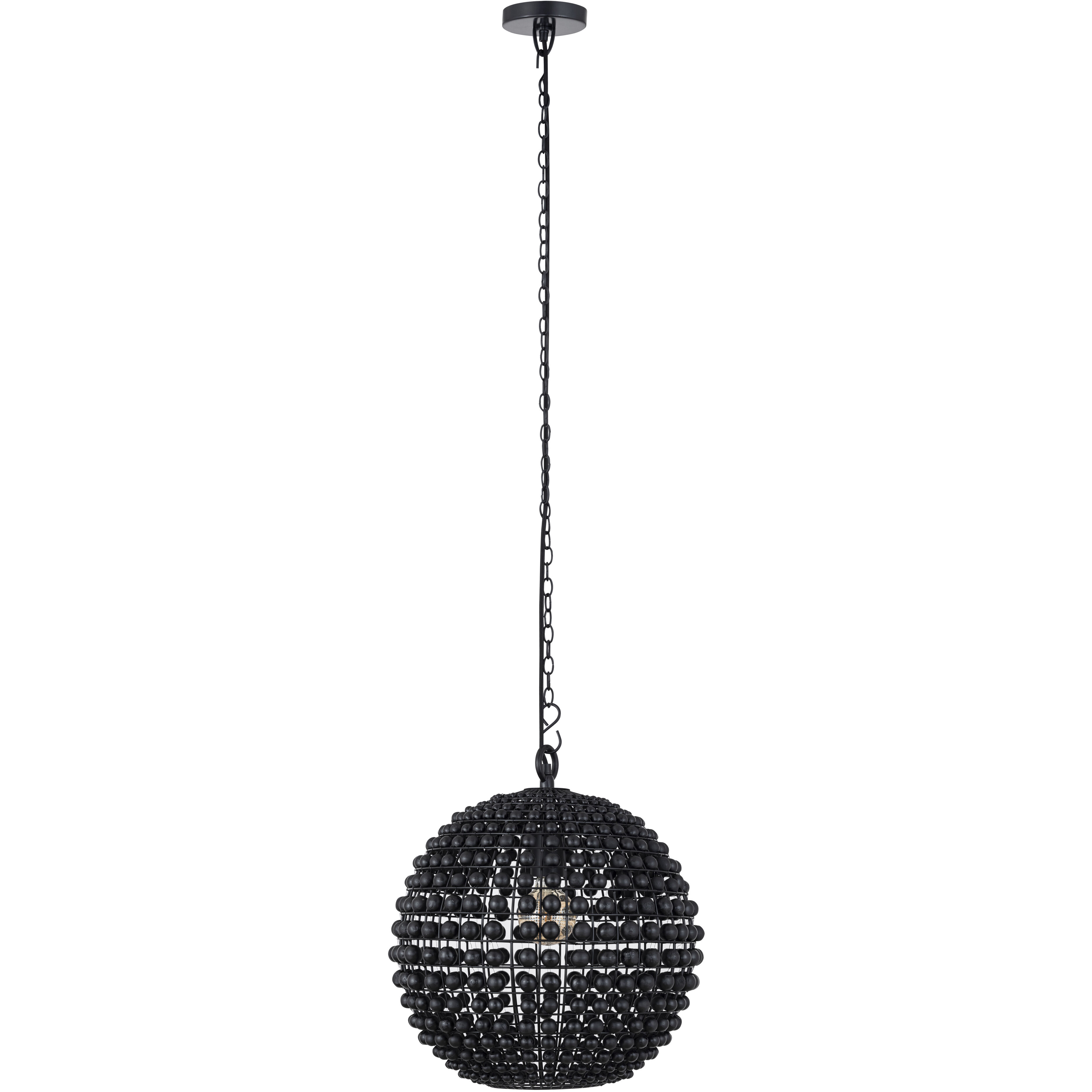 Burkley 1 Light 16 inch Matte Black Pendant Ceiling Light