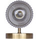 Kinslea 2 Light 6 inch Gold Vanity Light Wall Light in Clear Glass