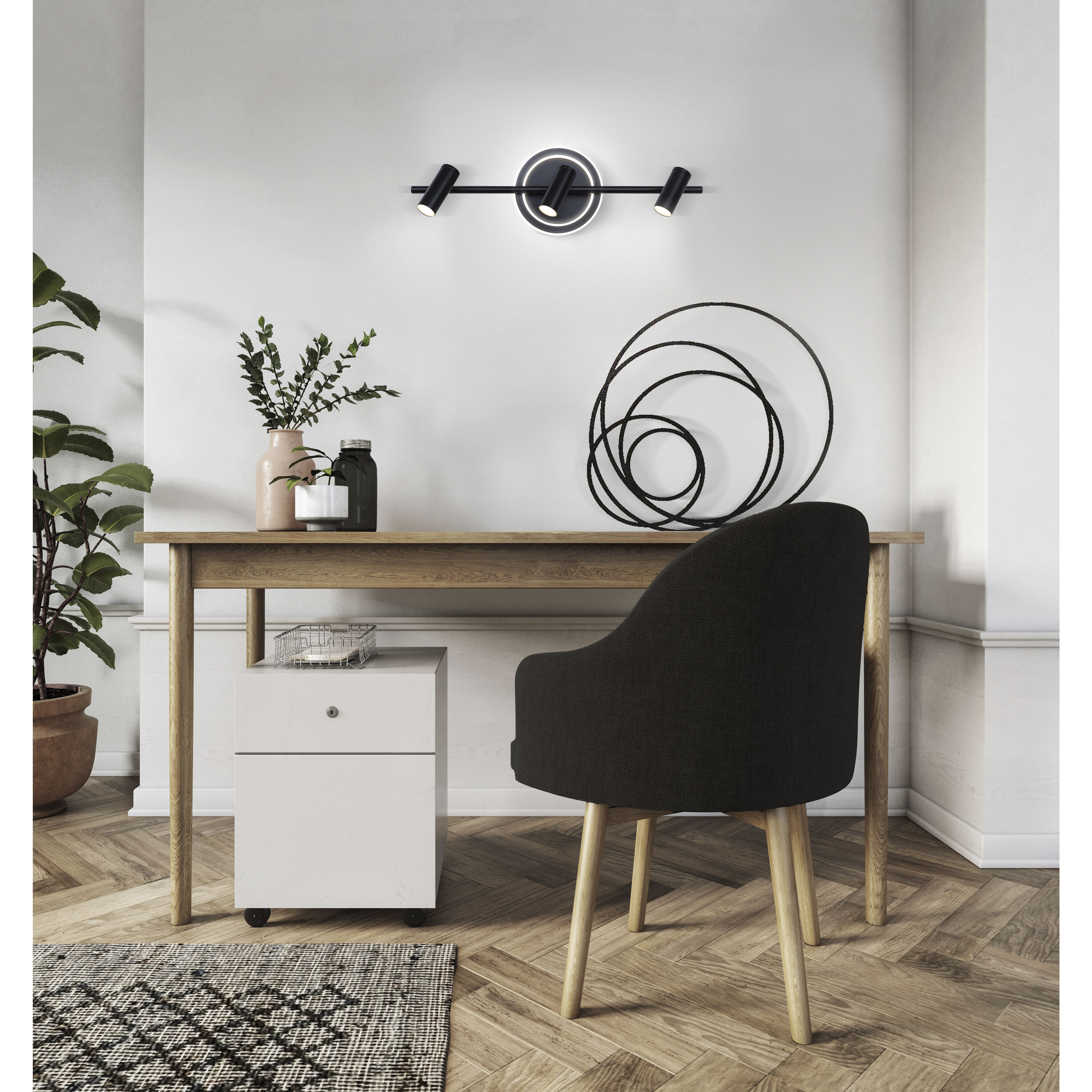 Denver Black Track Lighting Ceiling Light