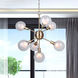 Madison 7 Light 22 inch Gold Chandelier Ceiling Light