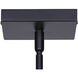 Zelie 3 Light 13.75 inch Black Chandelier Ceiling Light