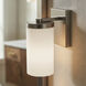 Britton 1 Light 6.13 inch Brushed Nickel Vanity Fixture Wall Light