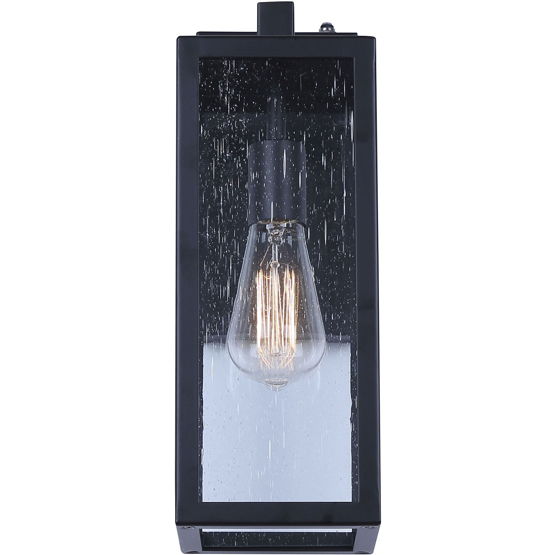 Alaina 1 Light 14.88 inch Black Outdoor Wall Lantern