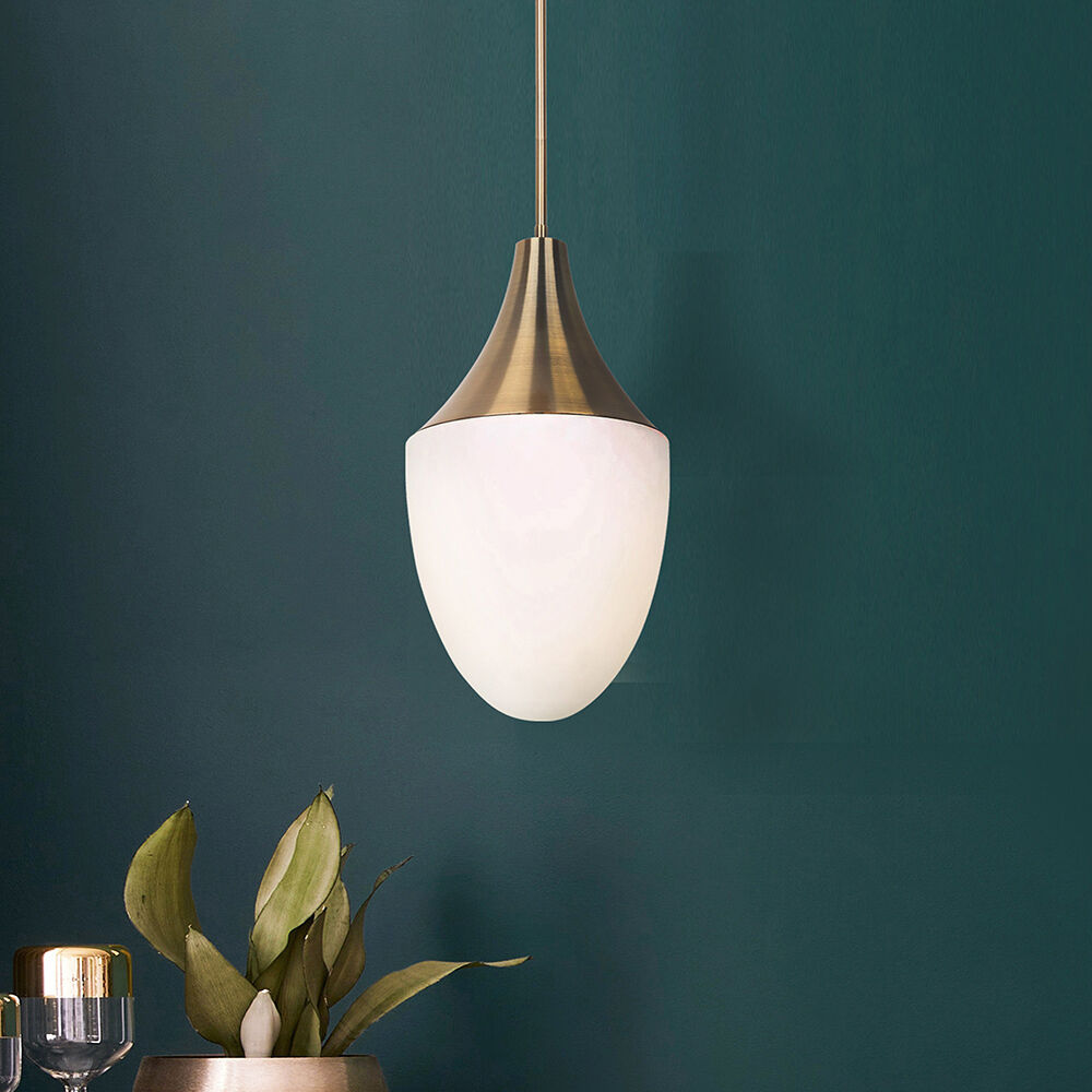 Evlin 1 Light 9.75 inch Gold Pendant Ceiling Light