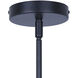 Benson 5 Light 23 inch Black Chandelier Ceiling Light
