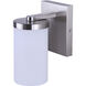 Britton 1 Light 6.13 inch Brushed Nickel Vanity Fixture Wall Light