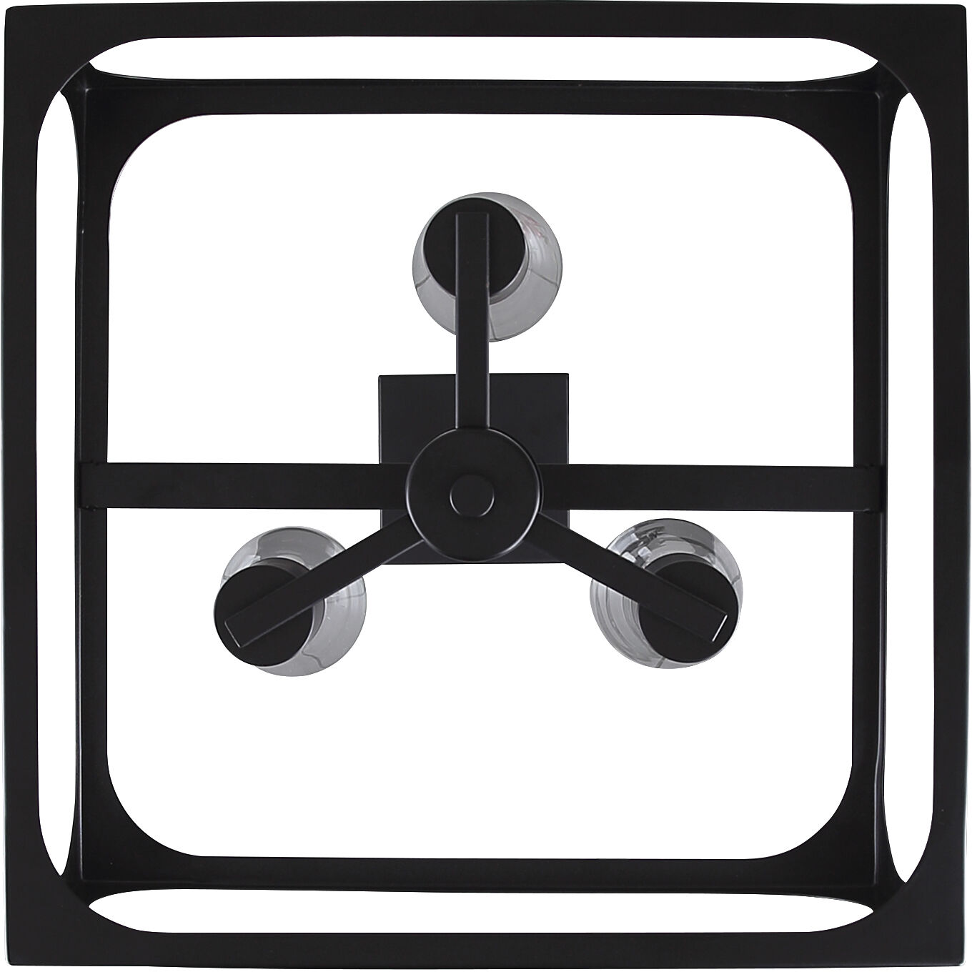 Zelie 3 Light 13.75 inch Black Chandelier Ceiling Light