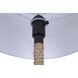 Sidro 26 inch 100.00 watt Matte Black Table Lamp Portable Light