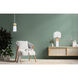 Caleb 19 inch 60.00 watt Matte White & Wood Table Lamp Portable Light