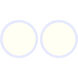 Low Profile LED 15 inch White Disk Light