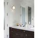Mack 1 Light 7 inch Brushed Nickel Vanity Light Wall Light