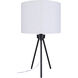 Holt 27.25 inch 100.00 watt Matte Black Table Lamp Portable Light