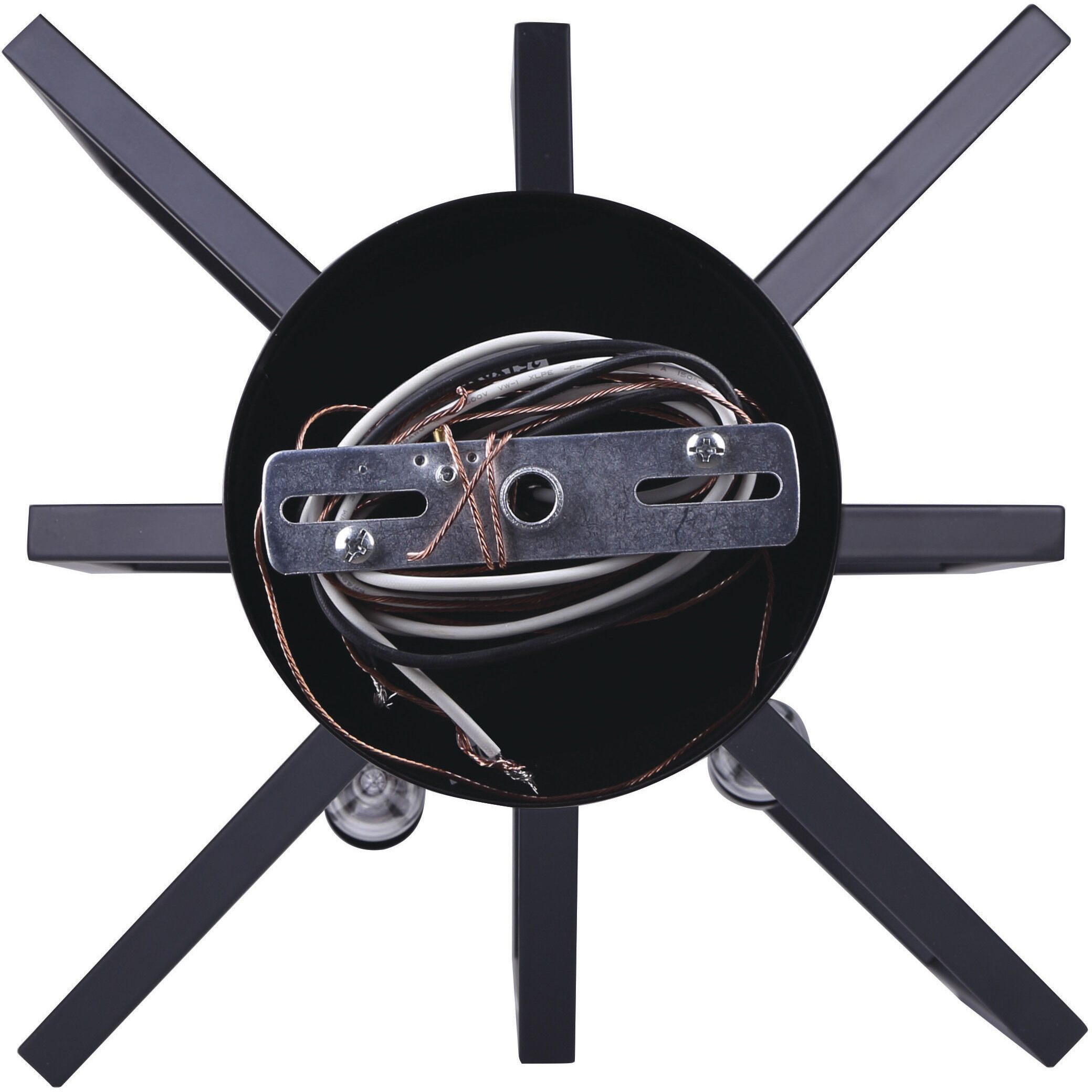 Madison 4 Light 16 inch Black Chandelier Ceiling Light