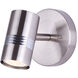 Aldi 1 Light 5 inch Brushed Nickel and Chrome Ceiling/Wall Light Ceiling Light