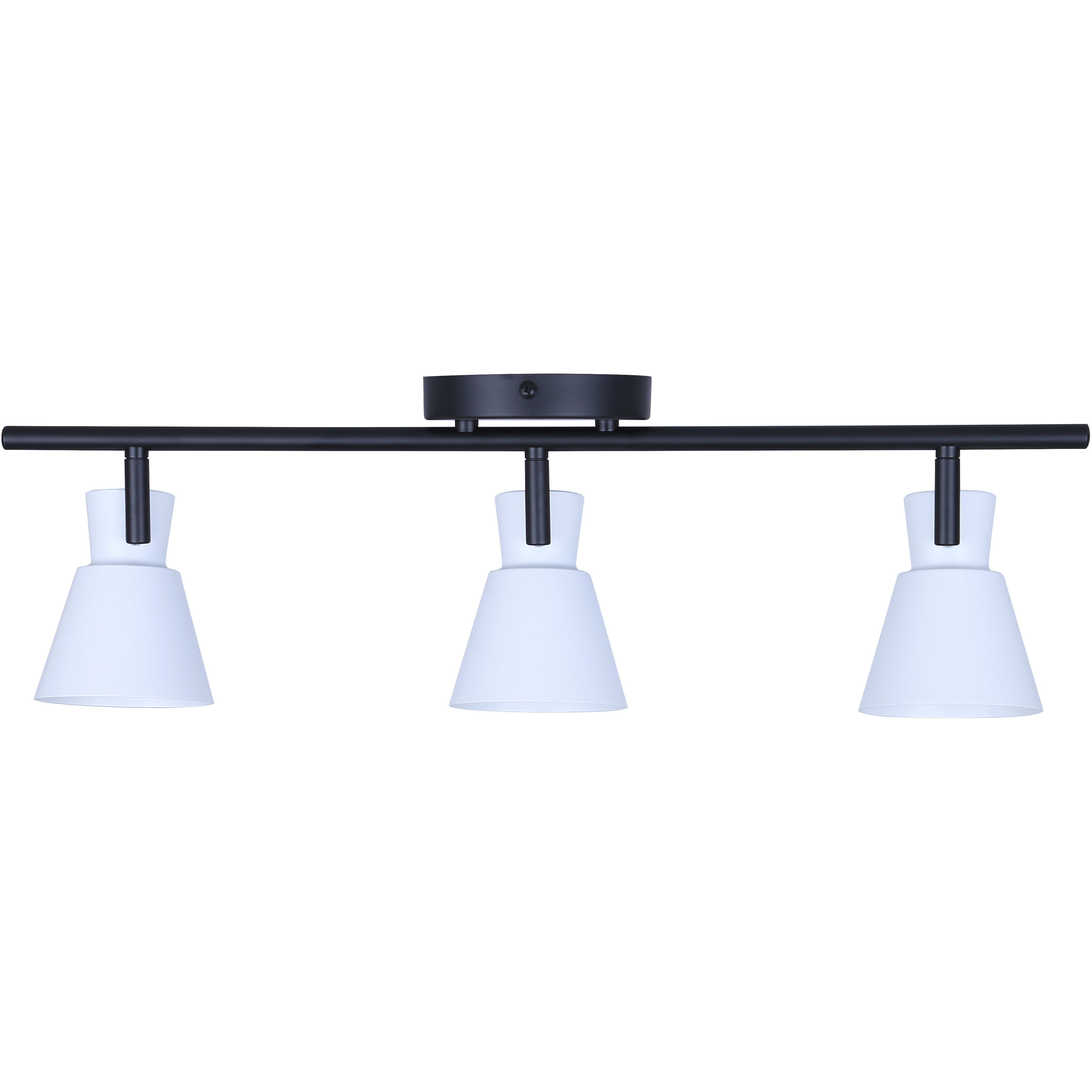 Radley 3 Light Black/White Track Lighting Ceiling Light