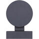 Javon LED 7 inch Black Outdoor Lantern