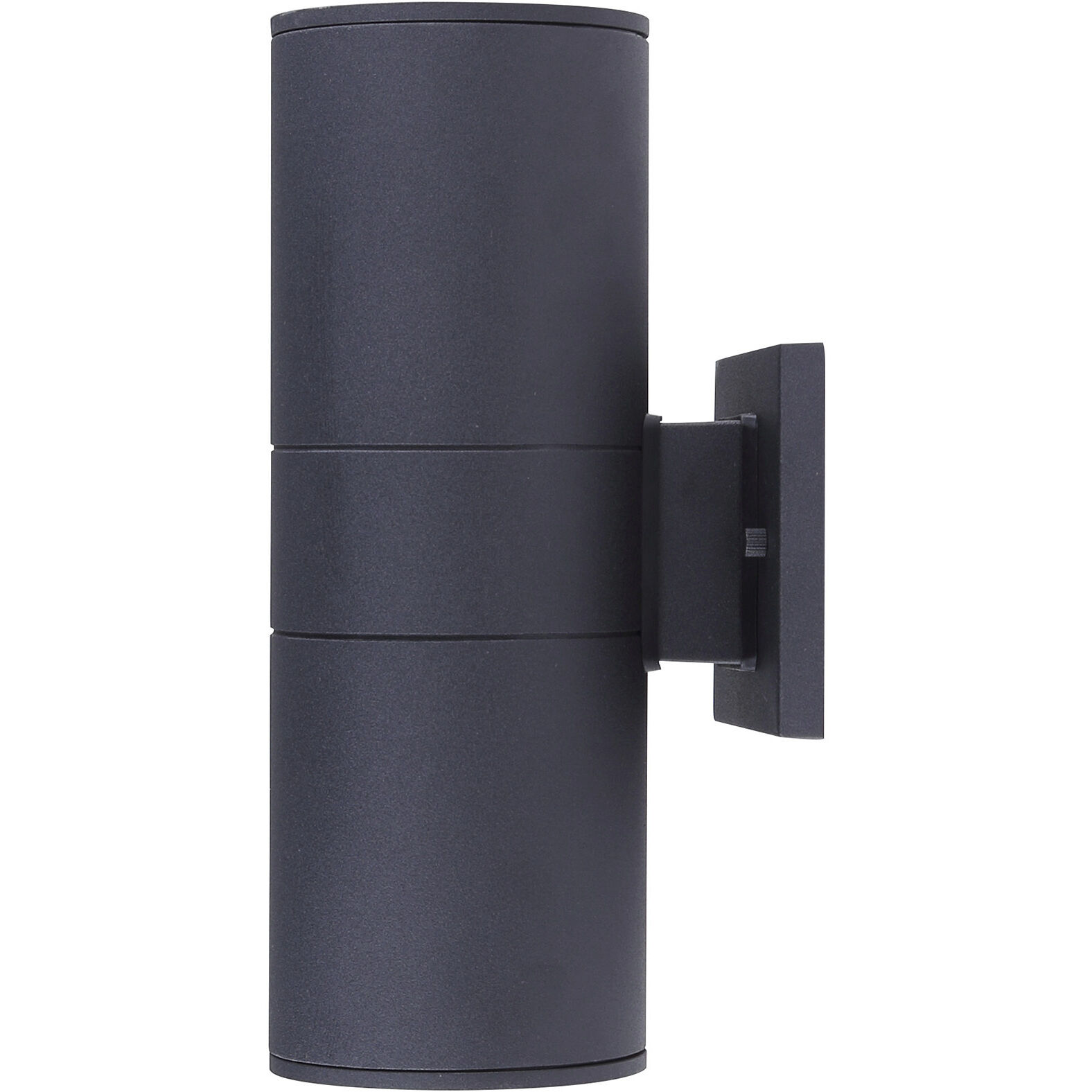 Madison 2 Light 12 inch Black Outdoor Wall Light