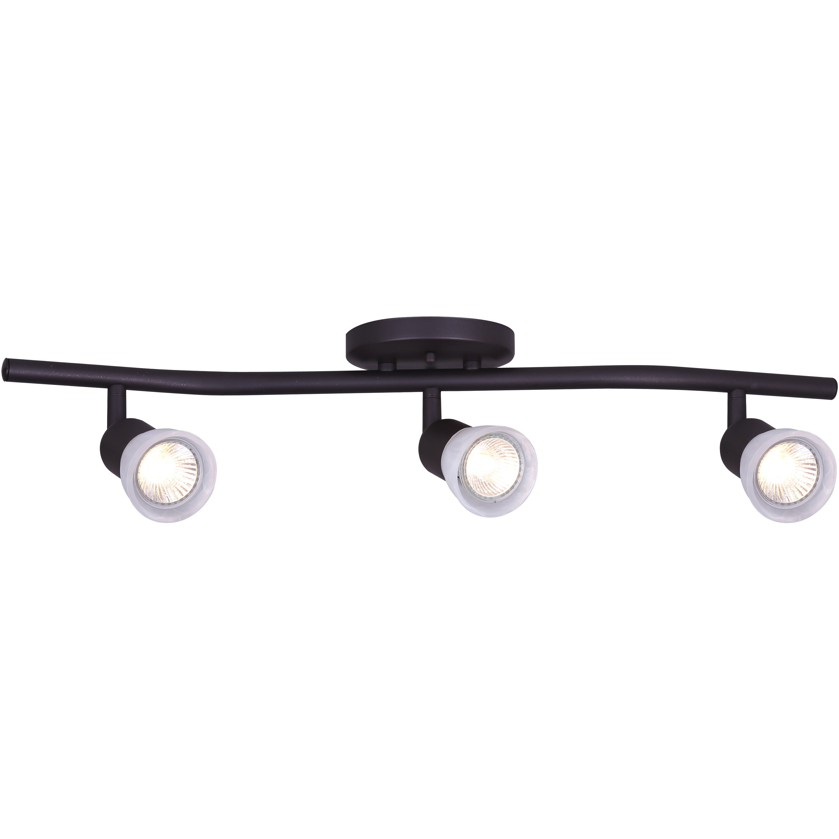 James 3 Light 120 Oil Rubbed Bronze Track Lighting Ceiling Light