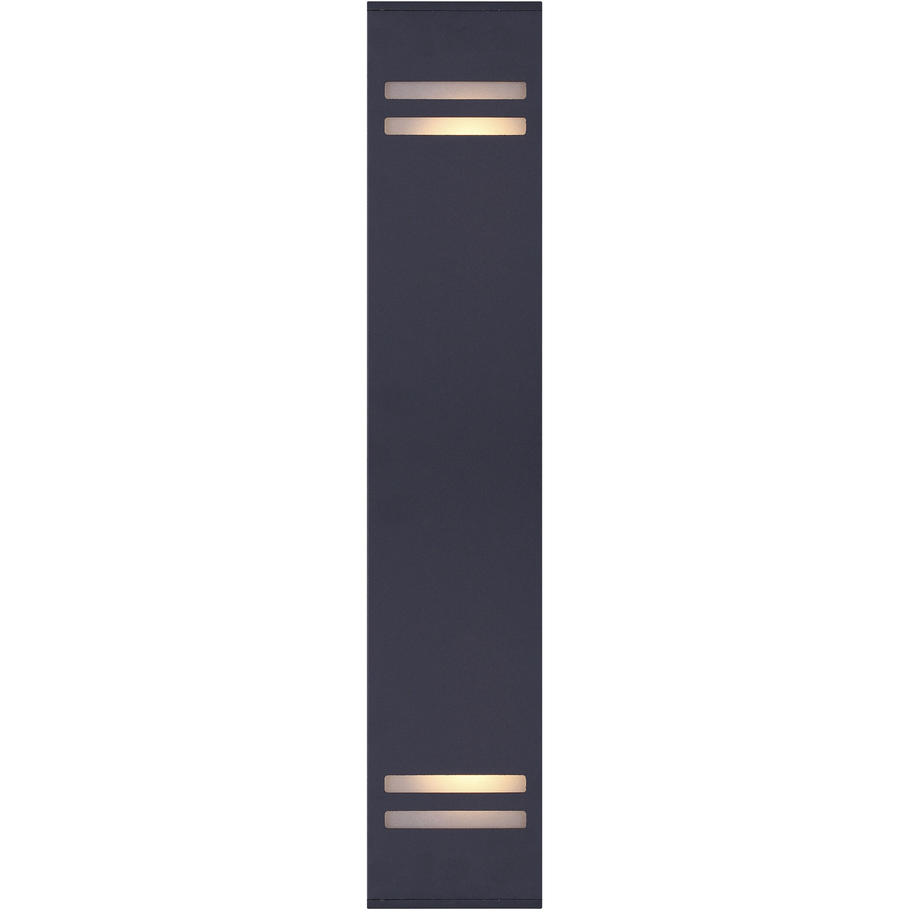 Madison 2 Light 20 inch Black Outdoor Wall Light 