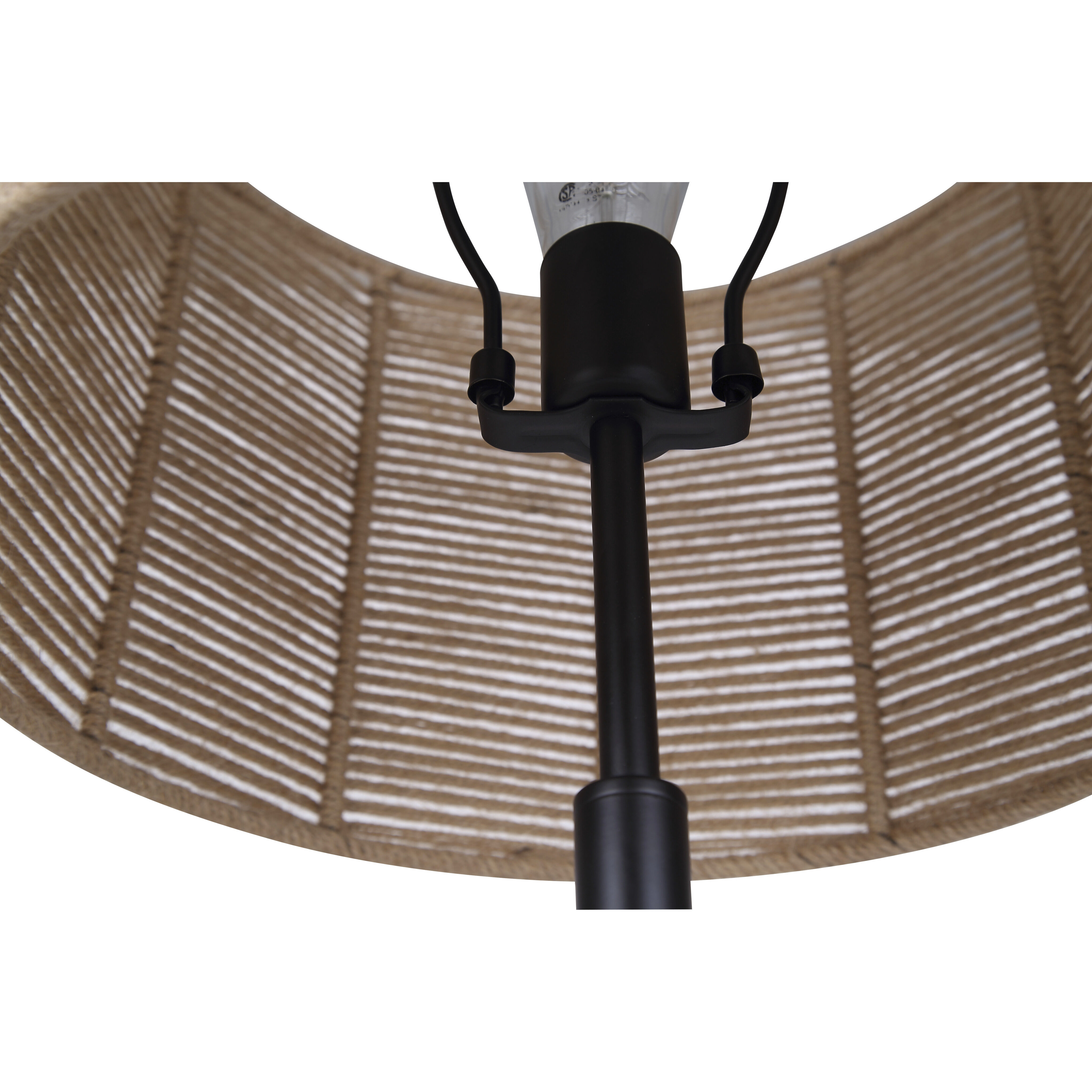 Lano 24 inch 60.00 watt Matte Black Table Lamp Portable Light