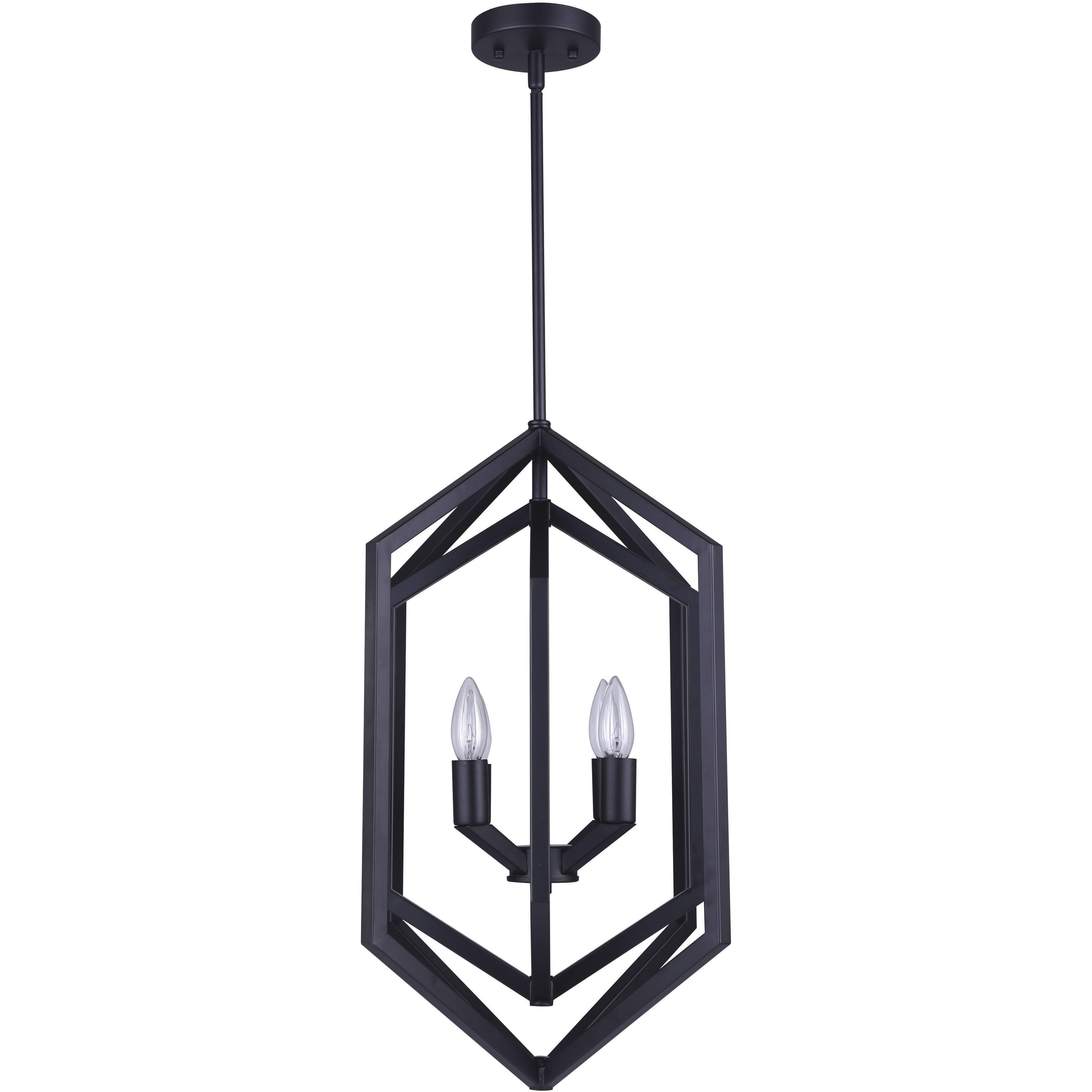 Madison 4 Light 16 inch Black Chandelier Ceiling Light