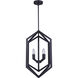 Madison 4 Light 16 inch Black Chandelier Ceiling Light