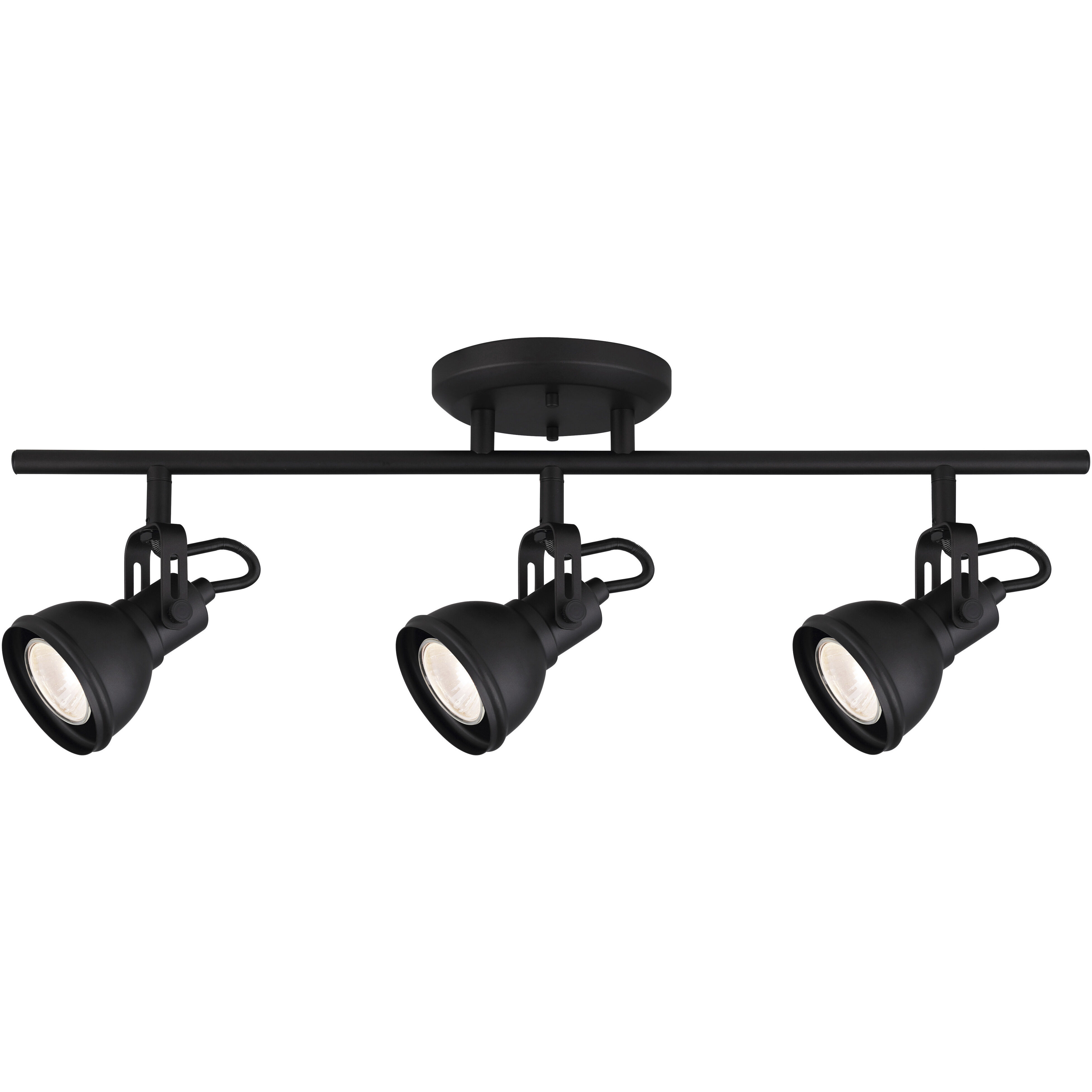 Polo 3 Light Black Track Lighting Ceiling Light
